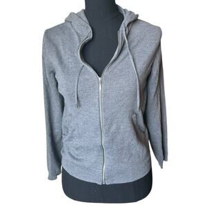 H&M Women’s Gray Full Zip Sweater Hoodie Size XS
